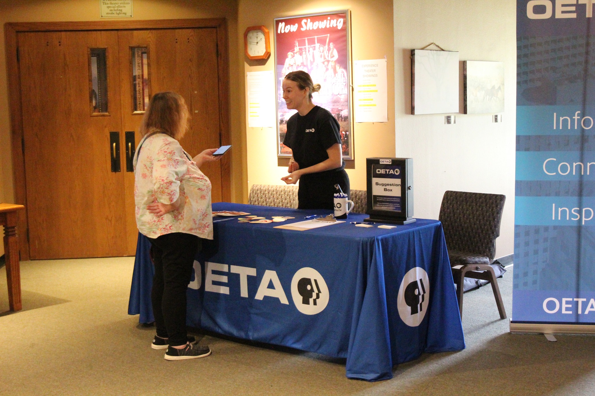 Photo of OETA booth