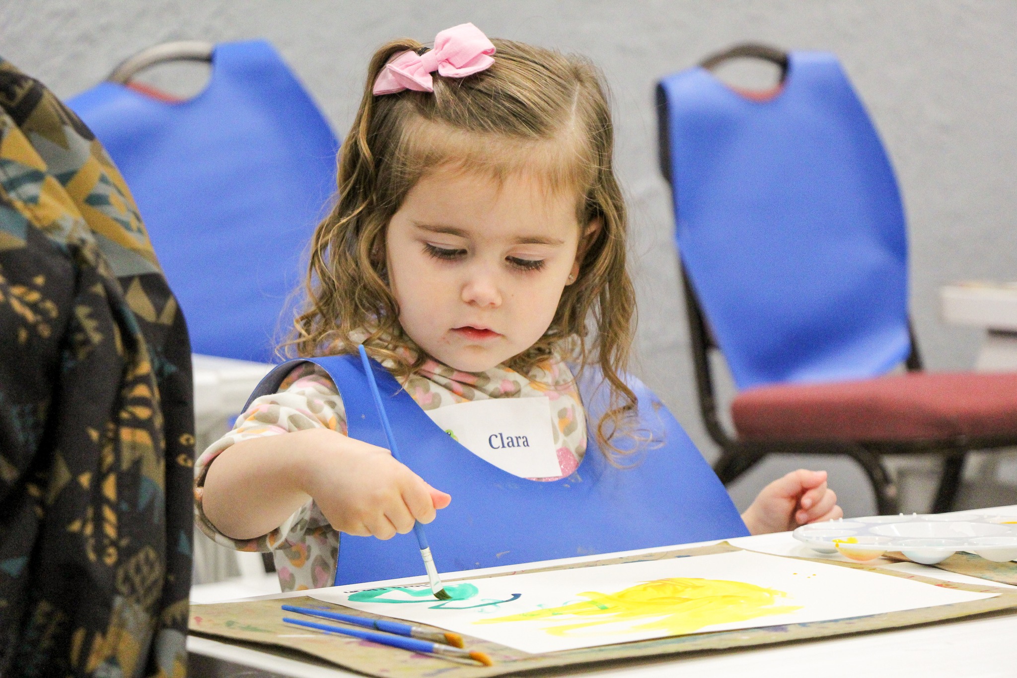 Photo of child painting