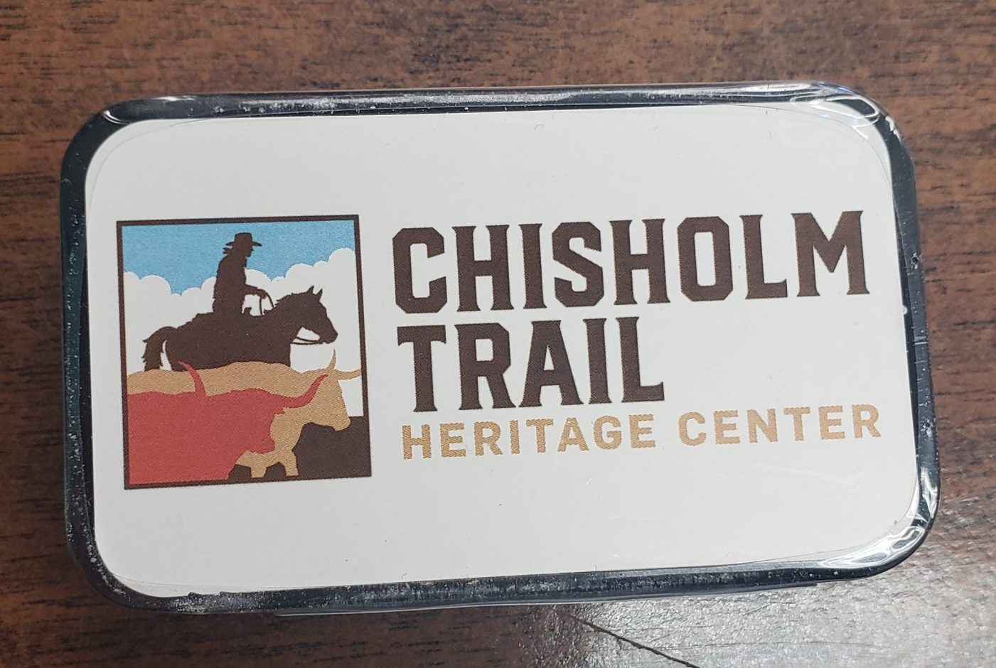 Chisholm Trail Heritage Center tin of mints