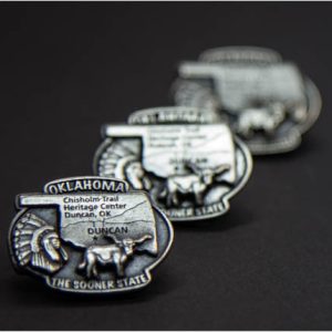 oklahoma hat Pin