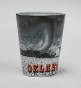 Oklahoma Tornado Shotglass